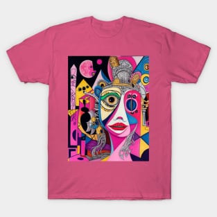 Cubism in the style of Picasso T-Shirt